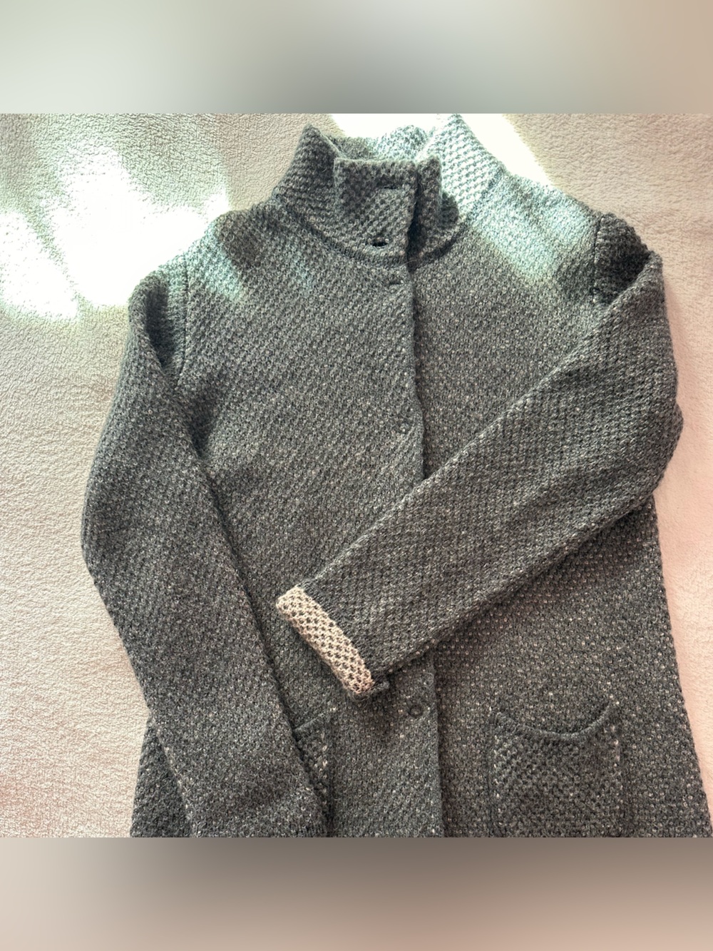 ELLEMME ITALIA Luxury Mohair Blend Knit Cardigan – Made in Italy